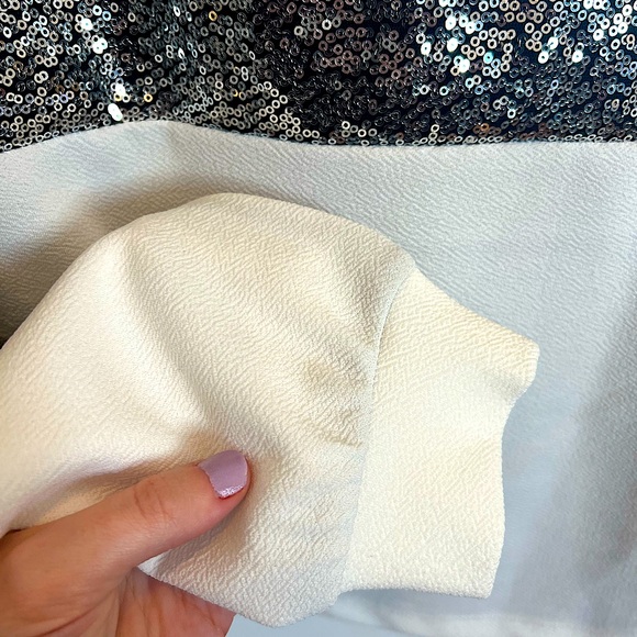 NWOT SHEIN Sequin Shirt - Picture 3 of 5